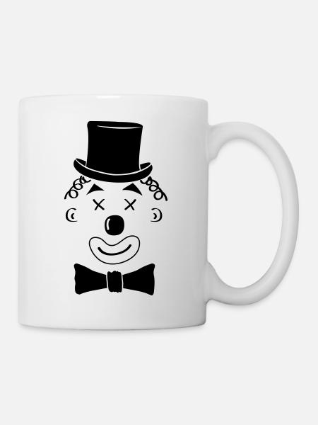 clown - Tasse - Weiß