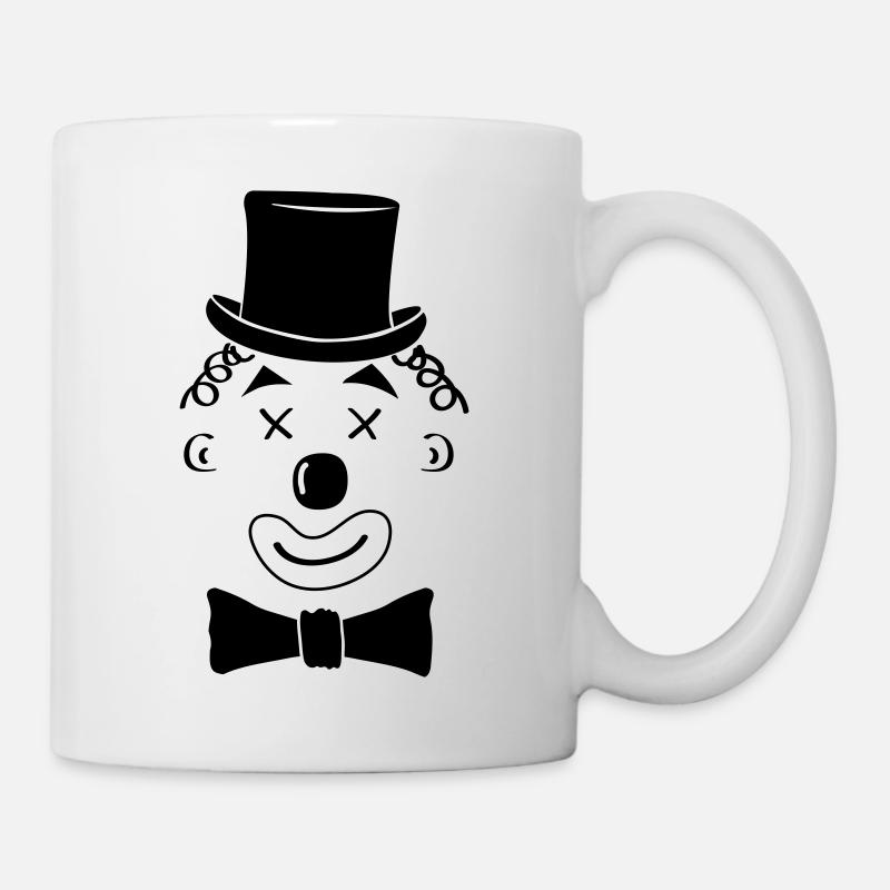 clown - Tasse - Weiß
