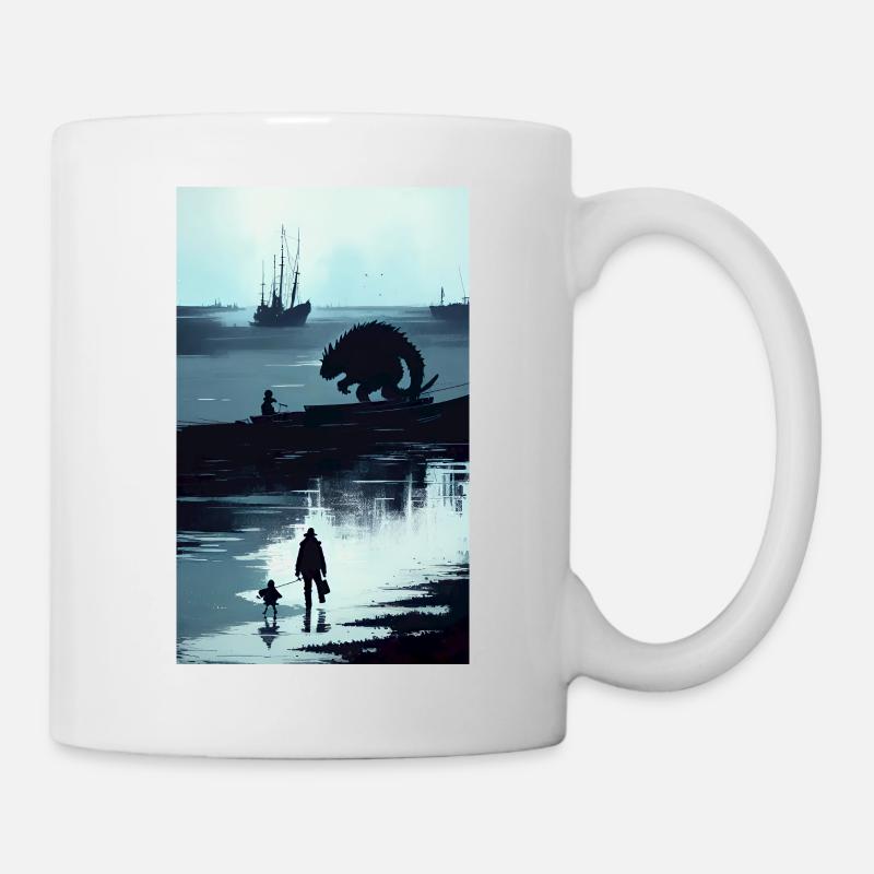 AsiStyle Sea Monster - Mug - white