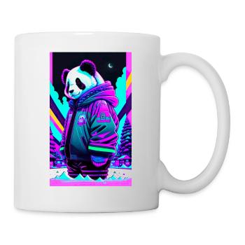 Panda casual - Mug - white - Right