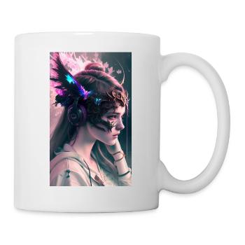 ARTWORK Dragon Girl Mel - Tasse - Weiß - Rechts