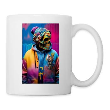 ARTWORK Skull Boss - Tasse - Weiß - Rechts