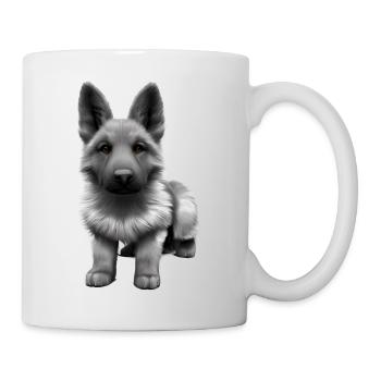 Chiot Berger Allemand Propriétaire Chien - Mug blanc - blanc - Droite