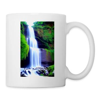 Cascade 02 - Mug blanc - blanc - Droite