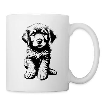 Hundewelpe Labrador Retriever Labradorbesitzer - Tasse - Weiß - Rechts