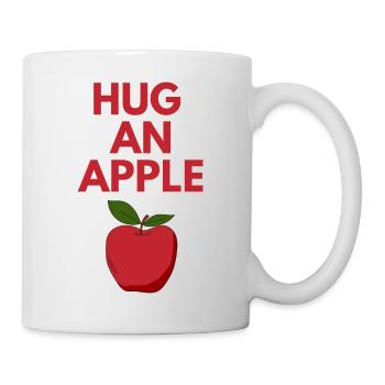HUG AN APPLE - Mug - white - Right