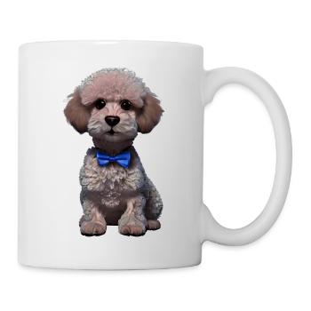 Propriétaire de chien Caniche Chien amour Caniche chiot Chien chiot - Mug blanc - blanc - Droite
