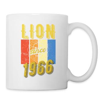 Léo 1966 Zodiac Cadeau d’anniversaire - Mug blanc - blanc - Droite
