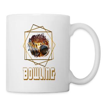 Bowling Bowling Bowling Ball Pins Bowling Players - Mug - white - Right
