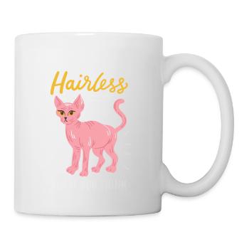 Ich könnte haarlos sein, was Sie denken - Tasse - Weiß - Rechts