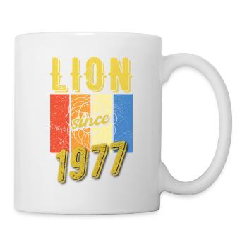 Leo 1977 Zodiac Birthday Gift - Mug - white - Right