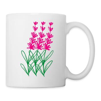Flower Blume Pflanze - Tasse - Weiß - Rechts