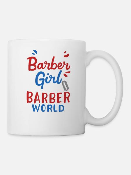 Friseurin - Tasse - Weiß
