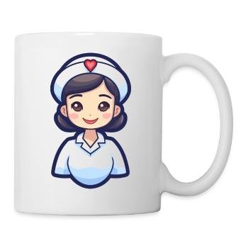 Krankenschwester - Tasse - Weiß - Rechts