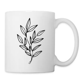 Flower Blume Pflanze - Tasse - Weiß - Rechts