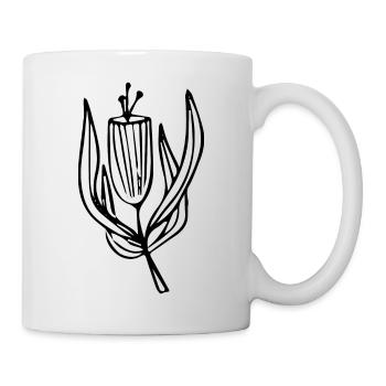 Flower Blume Pflanze - Tasse - Weiß - Rechts