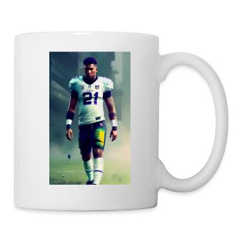American Football Spieler - Tasse - Weiß - Rechts