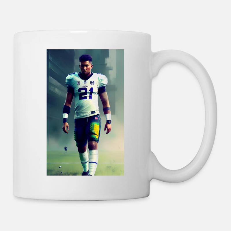 Joueurs de football américain - Mug blanc - blanc