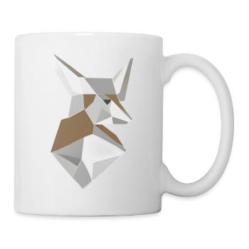 Abstract Shaped Fox Head - Mug - white - Right