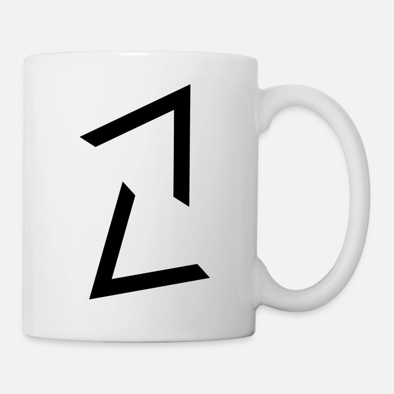 Forme géométrique triangle - Mug blanc - blanc