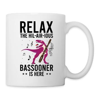 Fagottrohr für Fagottist und Fagottorchester - Tasse - Weiß - Rechts
