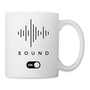 Sound ON - Tasse - Weiß - Rechts