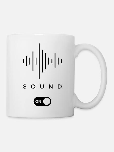 Sound ON - Tasse - Weiß