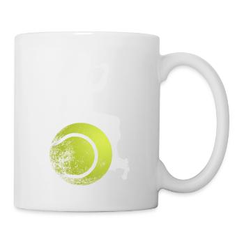 Tennis en fauteuil roulant - Mug blanc - blanc - Droite