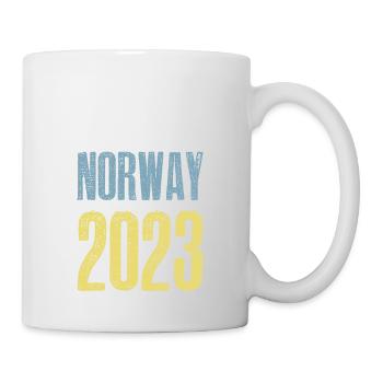 Norway 2023 Krone - Tasse - Weiß - Rechts