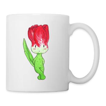 Tulip' - Mug blanc - blanc - Droite