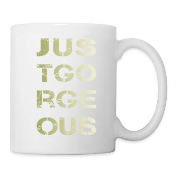 just gorgeous - Mug - white - Right