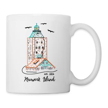 Phare sur l’île de Neuwerk, mer du Nord allemande - Mug blanc - blanc - Droite