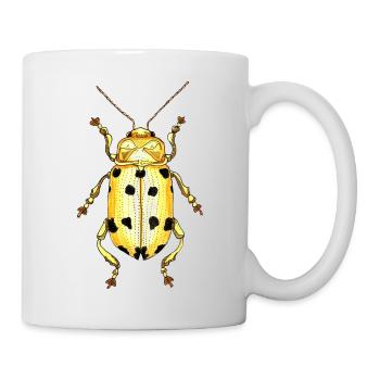 Großer Käferhirsch - Riesenkäferhirsch - Tasse - Weiß - Rechts