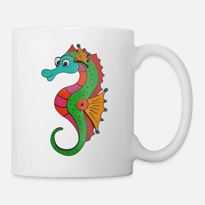 Seahorse - Mug - white