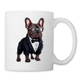 French Bulldog The Gentelmen - Mug - white - Right