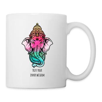 TRUST YOUR INNER WISDOM - Ganesha Elephant - Mug - white - Right