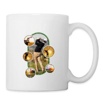 Golf Golf Golfer Sport Hobby Club Vintage - Mug - white - Right