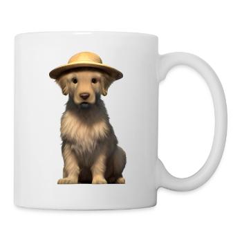 Hundebesitzer Golden Retriever Hundewelpe Hunde - Tasse - Weiß - Rechts