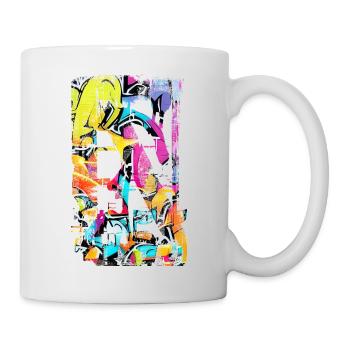 Graffiti style Splash hip hop colors painter color - Mug - white - Right