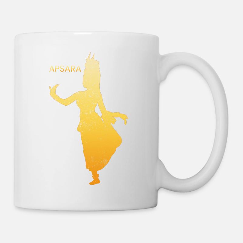 Kambodscha Tradition Tanz Khmer Apsara I Geschenk - Tasse - Weiß