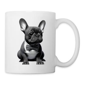 Hund Bulldogge Hunde Hundehalter Hundebesitzer - Tasse - Weiß - Rechts