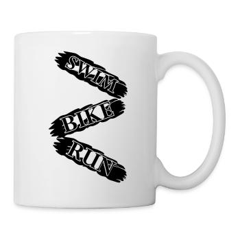 Triathlon Natation Bike Run Marathon - Mug blanc - blanc - Droite