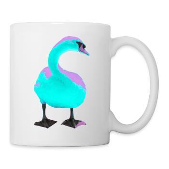 Cygne - Mug blanc - blanc - Droite