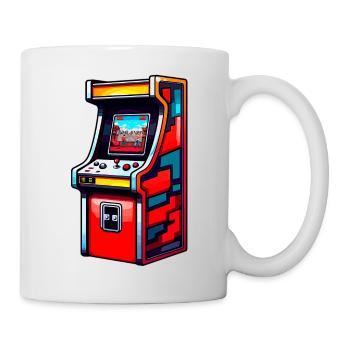 Arcade-Spielautomat - Tasse - Weiß - Rechts