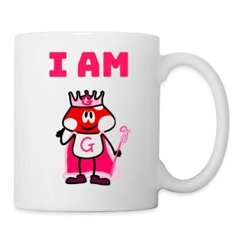 I AM G - Tasse - Weiß - Rechts