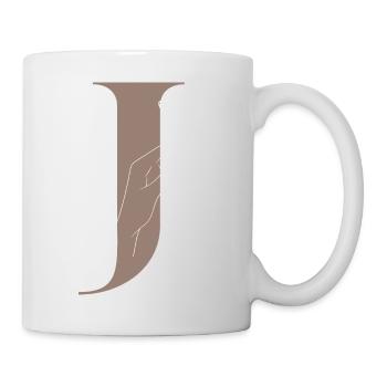 Letter J Magic Butterfly - Mug - white - Right