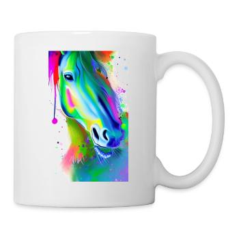 Horse | Horseback riding | Animal | Mount | Colorful - Mug - white - Right