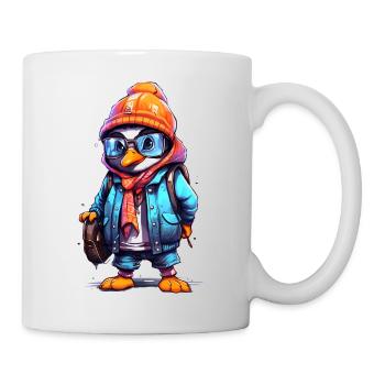 Cute Penguin Cartoon - Mug - white - Right