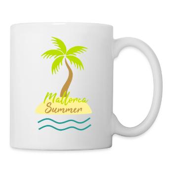 Mallorca summer - Mug - white - Right