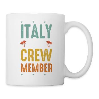 Italie Party Crew - Mug blanc - blanc - Droite